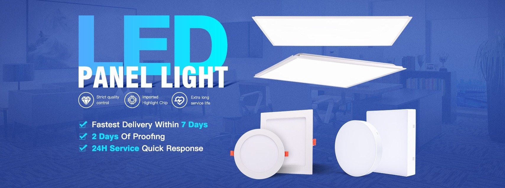 LED Table Lamp with Wireless Charger