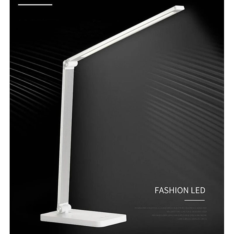 Led Modern Table Lamp Wireless Charger Foldable Mobile Phone Usb Charging For Phone Led Desk Lamp With Qi Wireless Charger