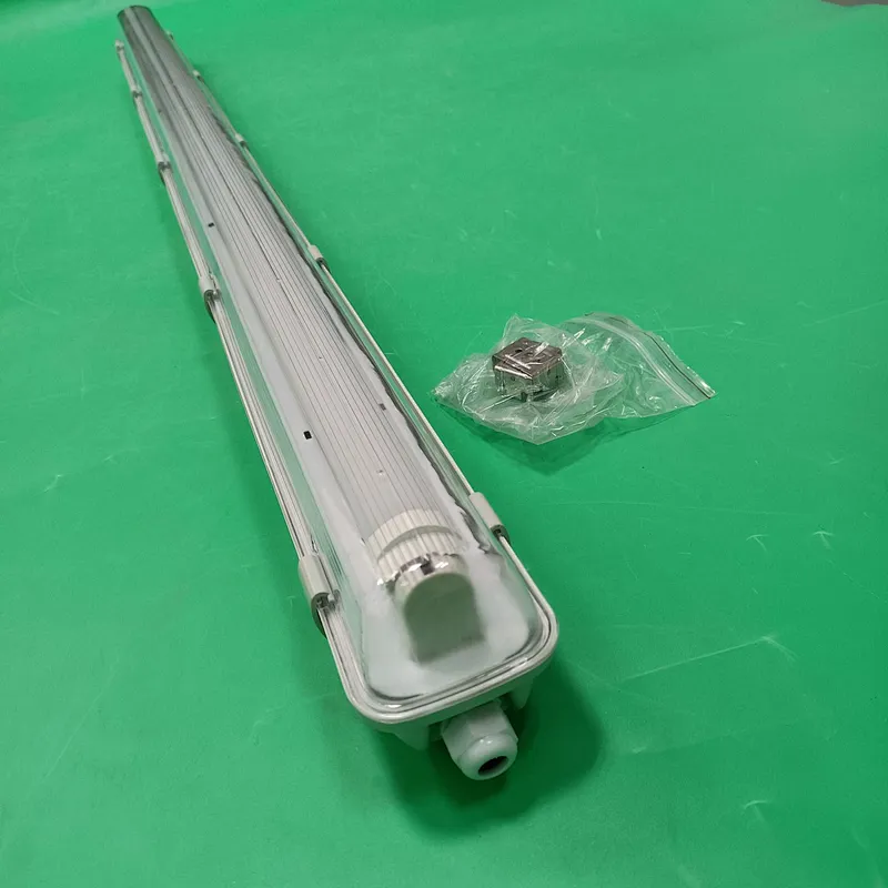 Waterproof Led Tube Tubular Tri Proof Light PC Case Kit IP54 Waterproof LED three-proof light
