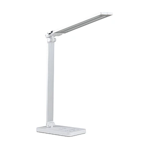Modern Dimmable Bedroom Led Table Lamp Iron Folding LED Wireless Charging Reading Desk Lamp With Two Lighting Head 5 brightness dimmable led desk lamp led dimmable desk lamp led desk lamp dimmable led desk reading lamp desk reading led lamp