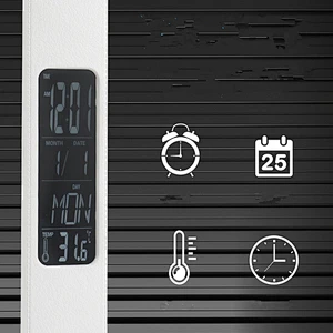 Modern Multifunctional Smart Usb Display Clock Table USB Lamp Portable Adjustable Foldable Office Table Reading Led Table