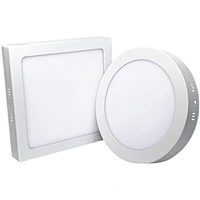 Factory Supply Indoor Bedroom Surface Mount Ceiling 6W 12W 18W 24W Led Panel Light