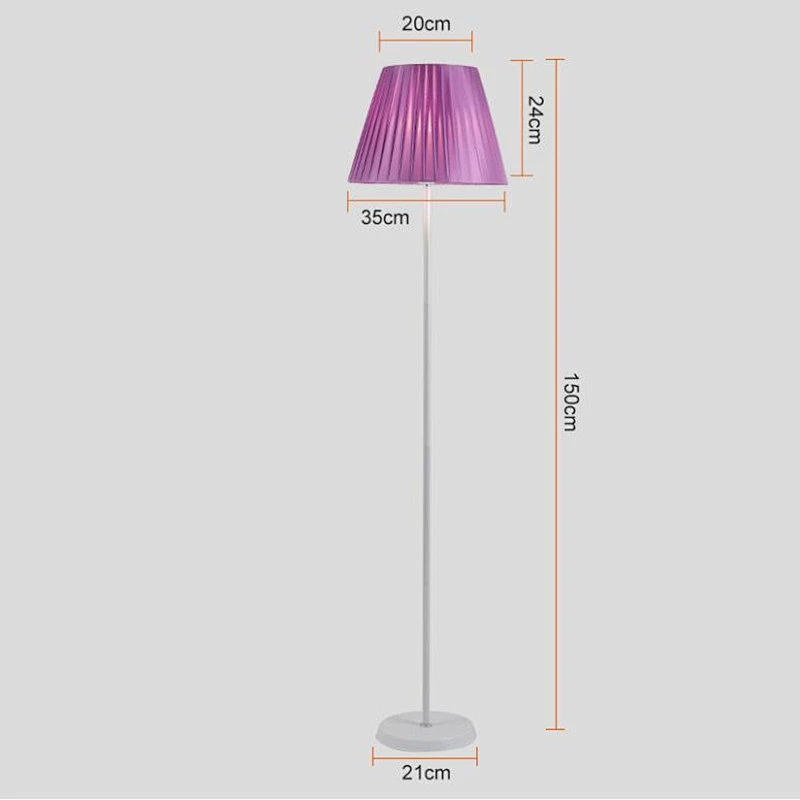 Modern Led Floor Lamp Bedroom Led Lights Creative Fabric Living Room Floor lamp
