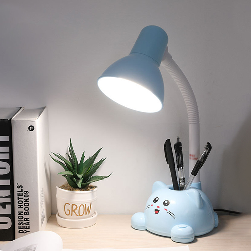 Adjustable E27 Desk Table Lamp Cat Cartoon Design Flexible Child Kids Study Table Lamp study lamp table lamp desk lamp table lamp table lamp desk lamp modern study table lamp led study table lamp
