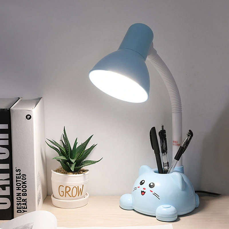 Adjustable E27 Desk Table Lamp Cat Cartoon Design Flexible Child Kids Study Table Lamp study lamp table lamp desk lamp table lamp table lamp desk lamp modern study table lamp led study table lamp