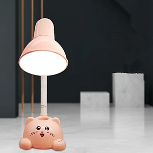 Adjustable E27 Desk Table Lamp Cat Cartoon Design Flexible Child Kids Study Table Lamp study lamp table lamp desk lamp table lamp table lamp desk lamp modern study table lamp led study table lamp