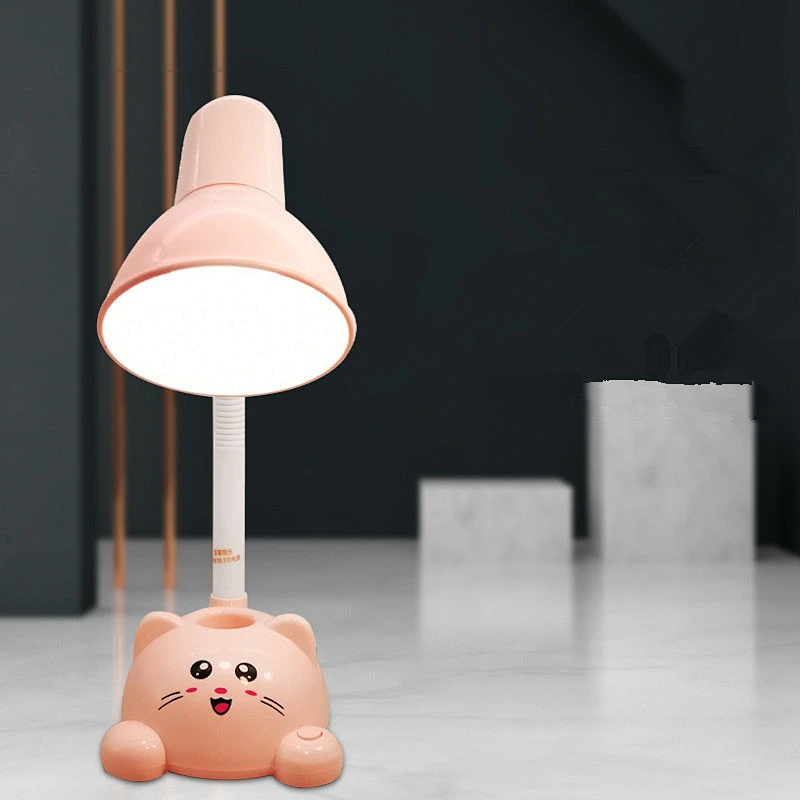 Adjustable E27 Desk Table Lamp Cat Cartoon Design Flexible Child Kids Study Table Lamp study lamp table lamp desk lamp table lamp table lamp desk lamp modern study table lamp led study table lamp