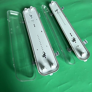 Waterproof Led Tube Tubular Tri Proof Light PC Case Kit IP54 Waterproof LED three-proof light