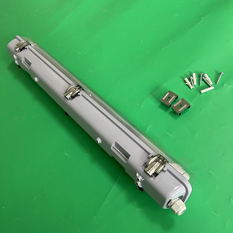 Waterproof Led Tube Tubular Tri Proof Light PC Case Kit IP54 Waterproof LED three-proof light