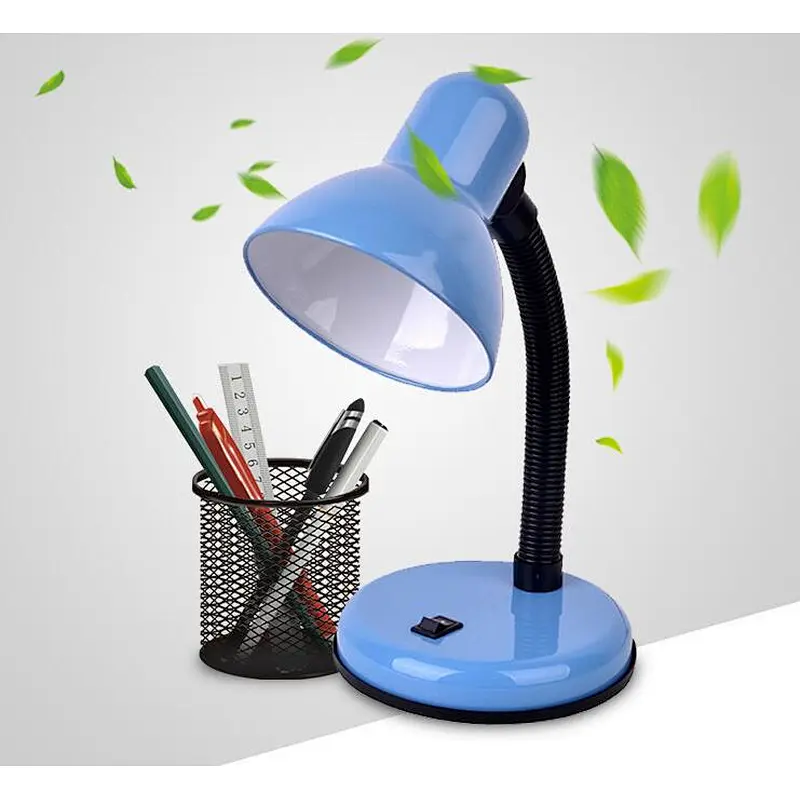 40W 60W E27 hot sale new design popular metal plastic EU socket clip reading lamp clamp on table student study