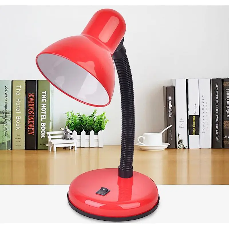 40W 60W E27 hot sale new design popular metal plastic EU socket clip reading lamp clamp on table student study