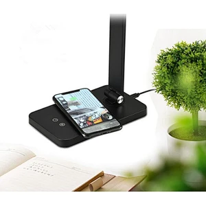 Led Modern Table Lamp Wireless Charger Foldable Mobile Phone Usb Charging For Phone Led Desk Lamp With Qi Wireless Charger