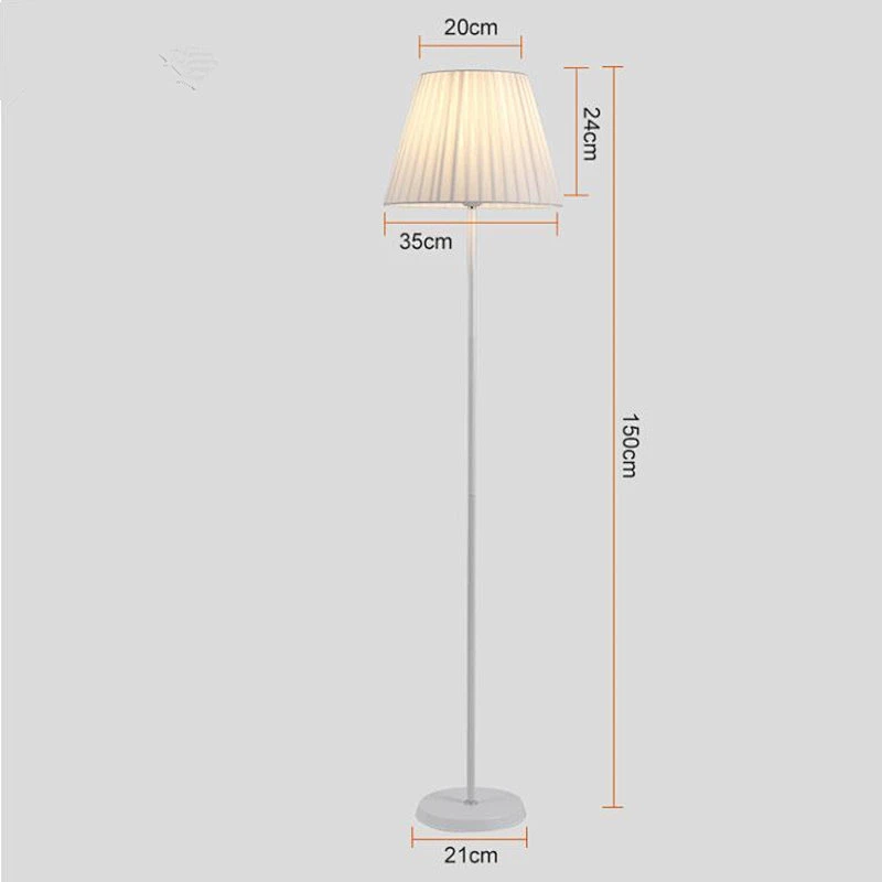 Modern Led Floor Lamp Bedroom Led Lights Creative Fabric Living Room Floor lamp