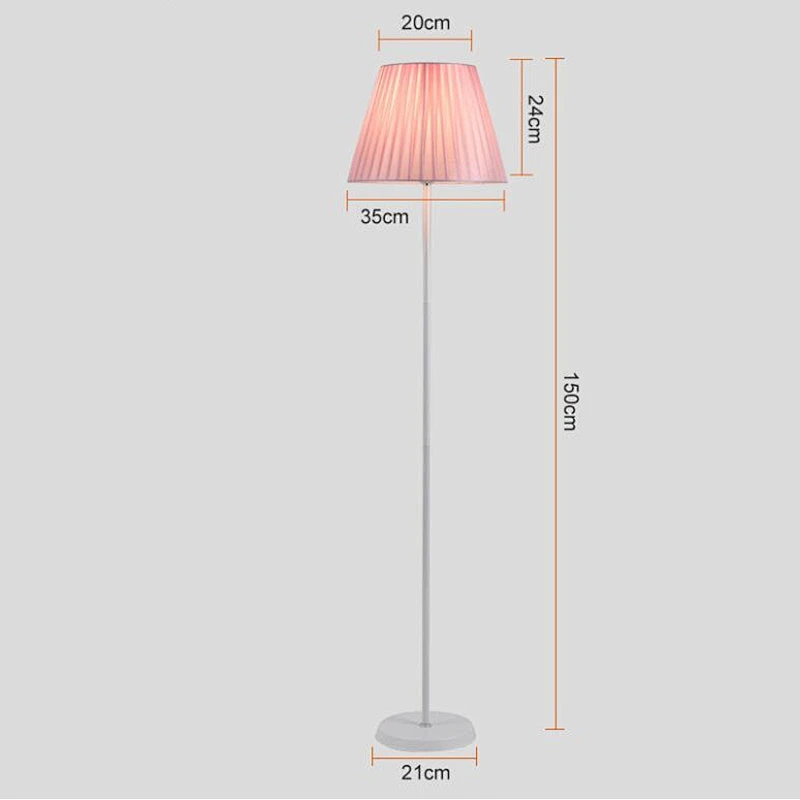 Modern Led Floor Lamp Bedroom Led Lights Creative Fabric Living Room Floor lamp