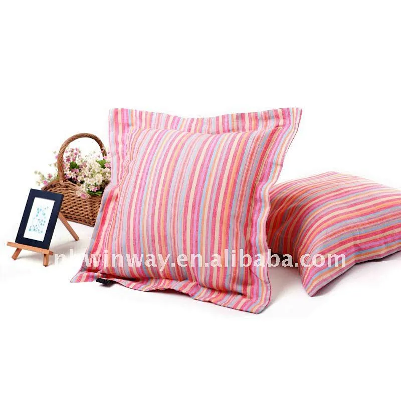100%linen/pure linen/flax cushion cover