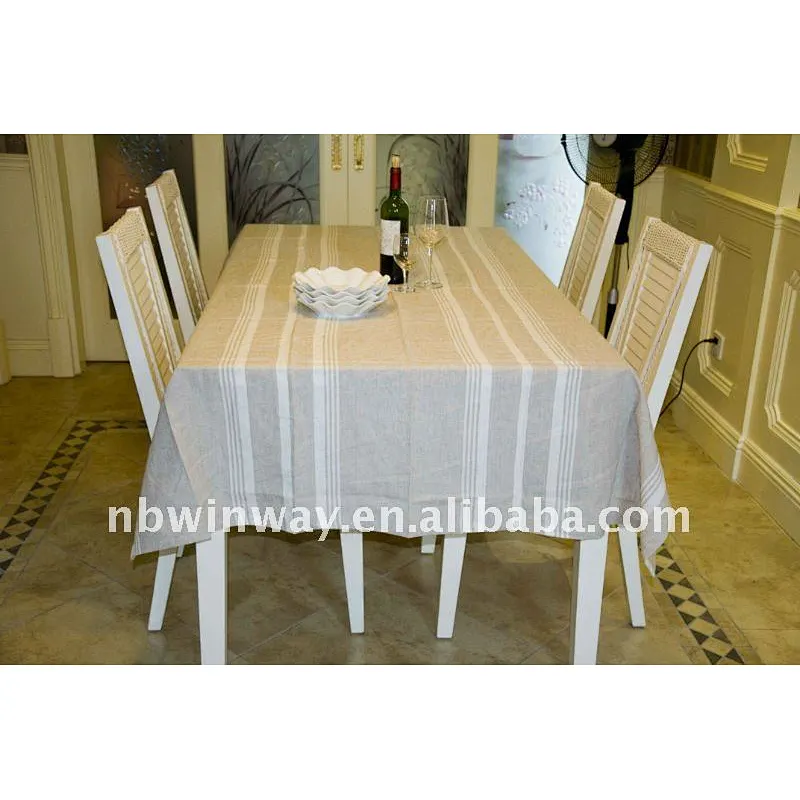 nature linen table cloth