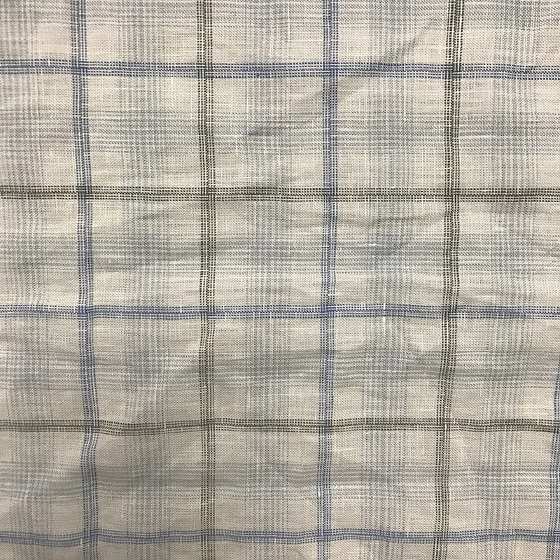 Hight Quality/Woven/yarn dyed 100%  Linen fabric for Shirt/Garment