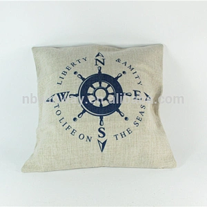 100% linen sofa decorative cushion cover