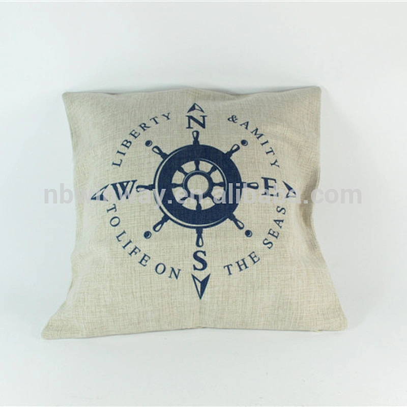 100% linen sofa decorative cushion cover