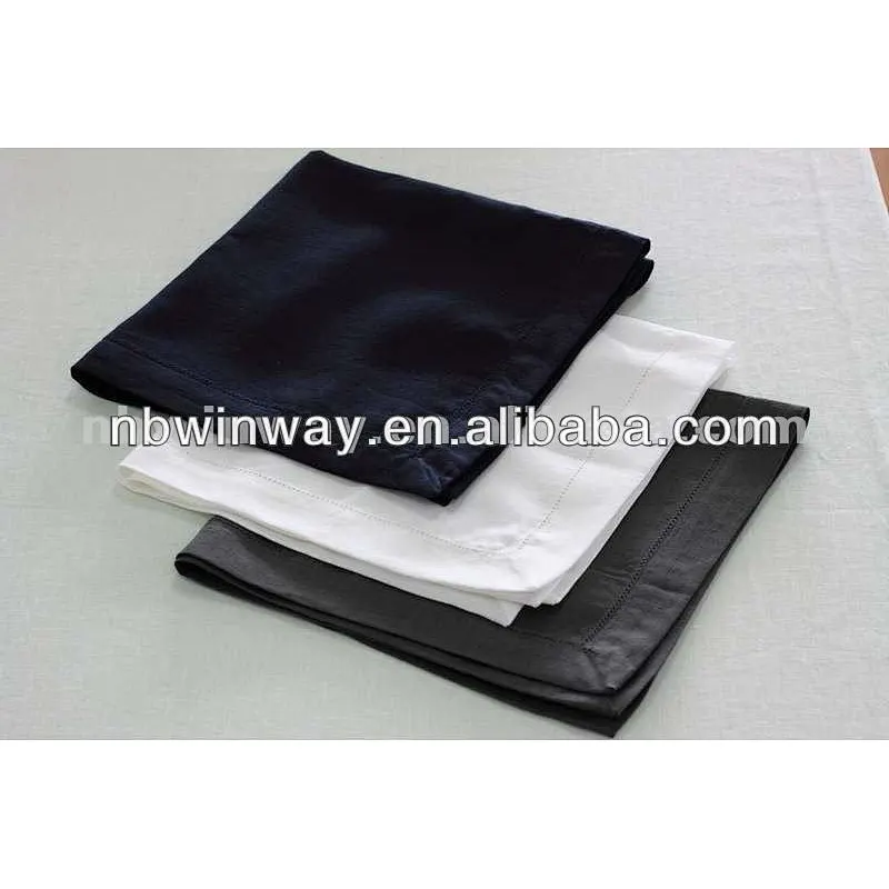 Linen napkins//linen placemats//dot hem