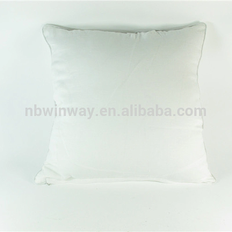 pure nature dyed linen blank cushion cover white color