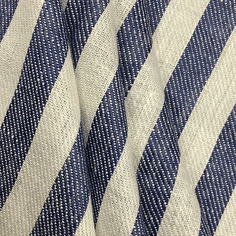 Hight Quality/Woven/yarn dyed 100%  Linen fabric for Shirt/Garment