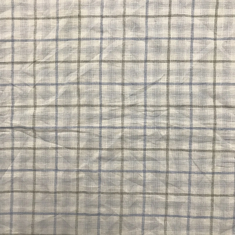 Hight Quality/Woven/yarn dyed 100%  Linen fabric for Shirt/Garment