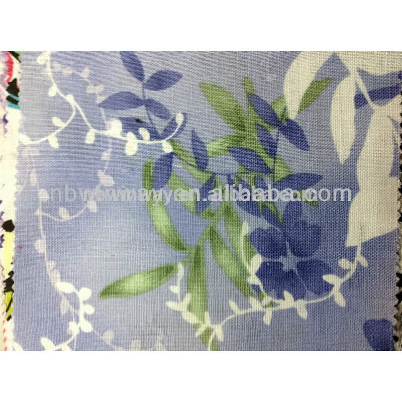 inen max print fabric//print linen fabric//linen blended fabric