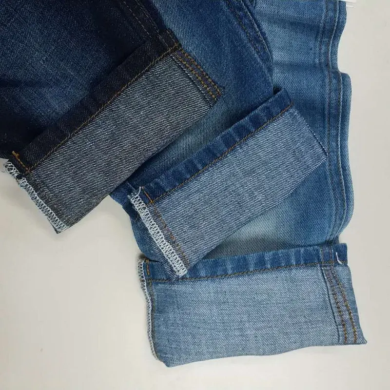 Factory manufacture trendy comfortable yarn dyed  linen and cotton denim fabric prices
