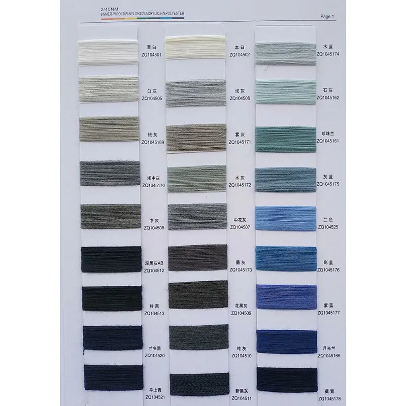 polyester/acrylic/nylon/wool
