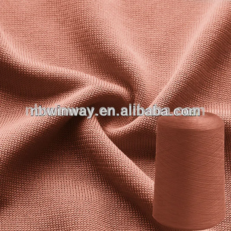 dyed linen and cotton blendded yarn