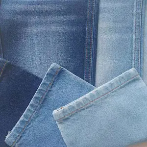 Factory manufacture trendy comfortable yarn dyed  linen and cotton denim fabric prices