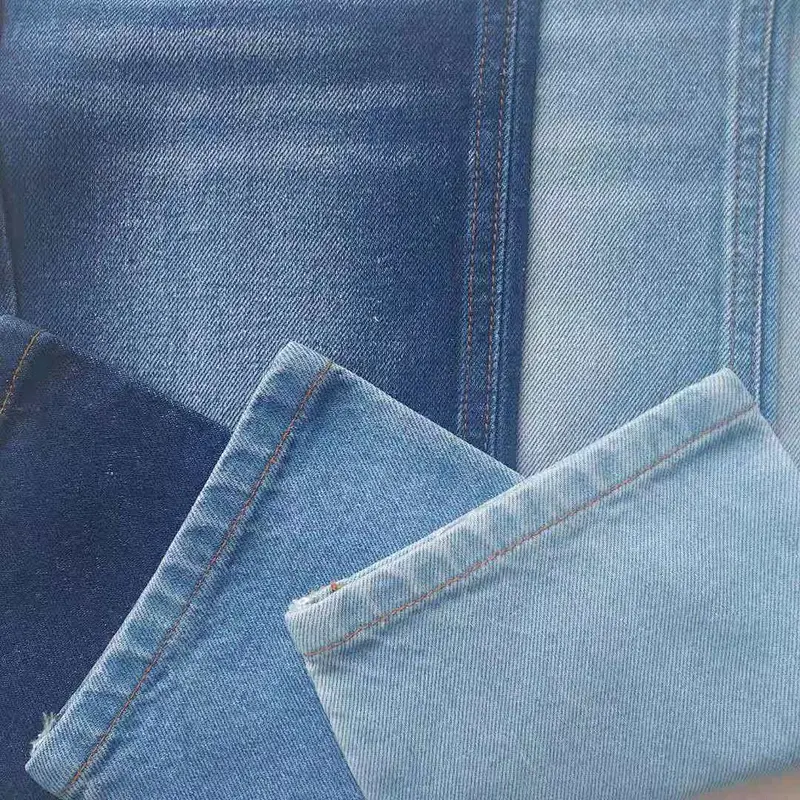 Factory manufacture trendy comfortable yarn dyed  linen and cotton denim fabric prices
