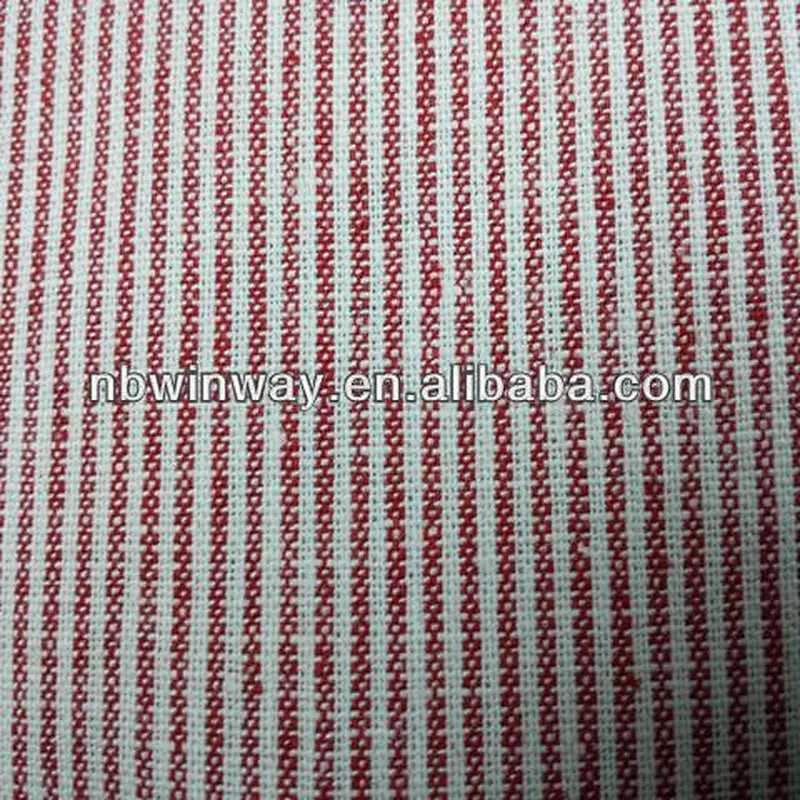 Linen/viscose blended yarn dyed fabric