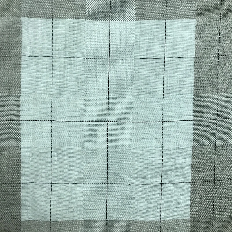Hight Quality/Woven/yarn dyed 100%  Linen fabric for Shirt/Garment