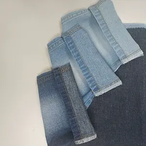 Factory manufacture trendy comfortable yarn dyed  linen and cotton denim fabric prices