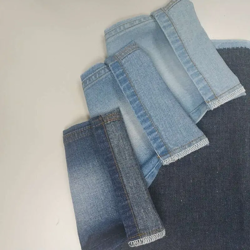 Factory manufacture trendy comfortable yarn dyed  linen and cotton denim fabric prices