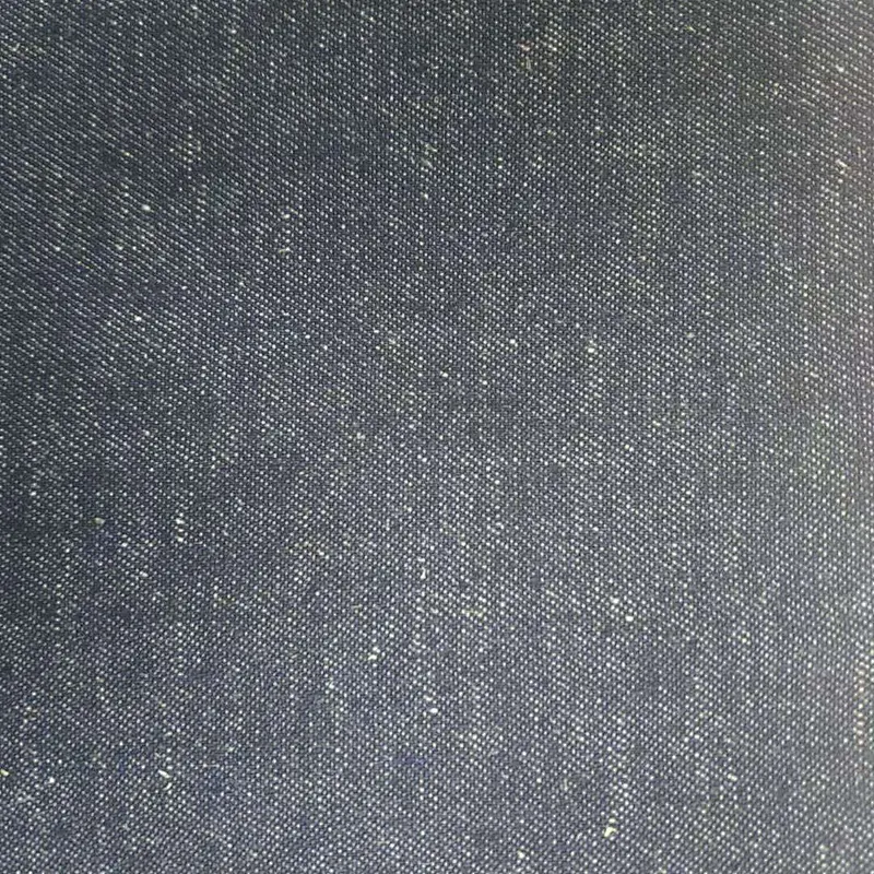 Factory manufacture trendy comfortable yarn dyed  linen and cotton denim fabric prices