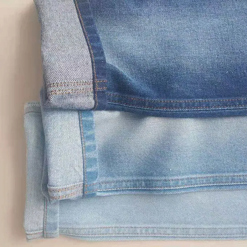 Factory manufacture trendy comfortable yarn dyed  linen and cotton denim fabric prices
