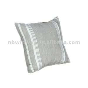 100% linen yarn dyed cushion cover