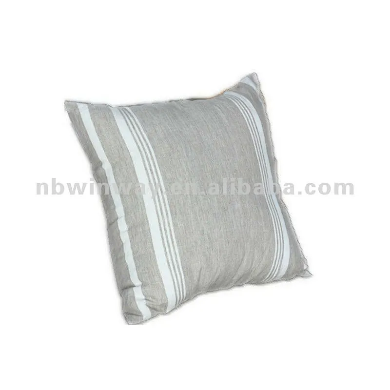 100% linen yarn dyed cushion cover