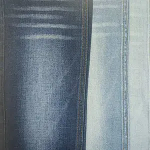 Factory manufacture trendy comfortable yarn dyed  linen and cotton denim fabric prices