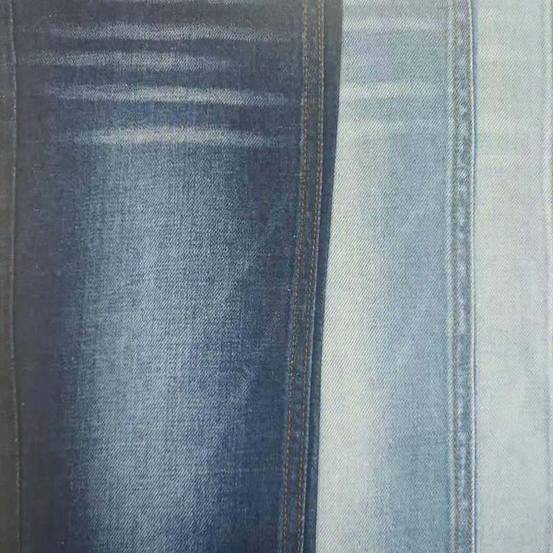 Factory manufacture trendy comfortable yarn dyed  linen and cotton denim fabric prices