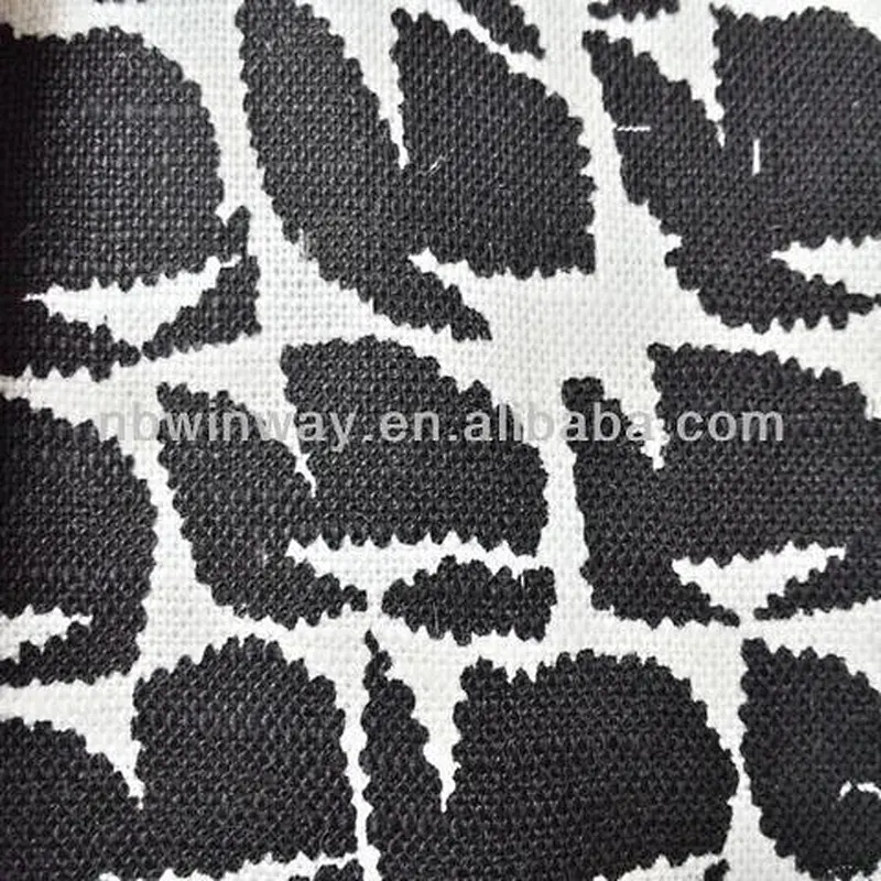 linen/cotton blend print fabric for apparel
