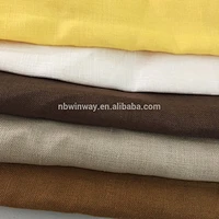 100% linen dyed fabric/ pure linen fabric/dyed yarn linen fabric