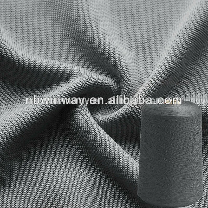 dyed linen and cotton blendded yarn