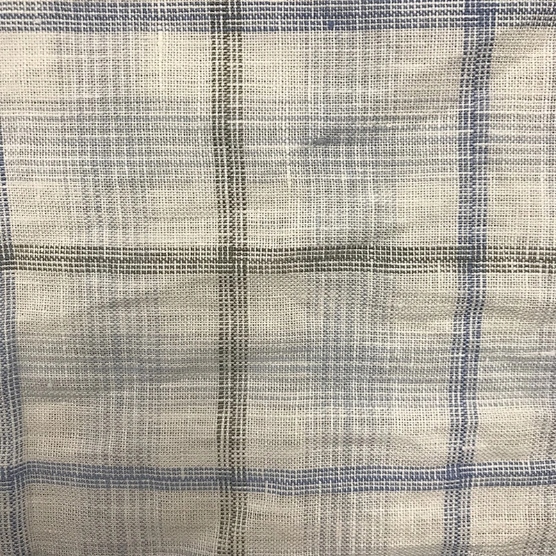 Hight Quality/Woven/yarn dyed 100%  Linen fabric for Shirt/Garment