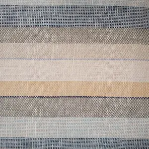 100% cotton yarn dyed striped fabric