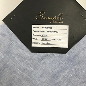 Hight Quality/Woven 100%  Linen fabric for Shirt/Garment