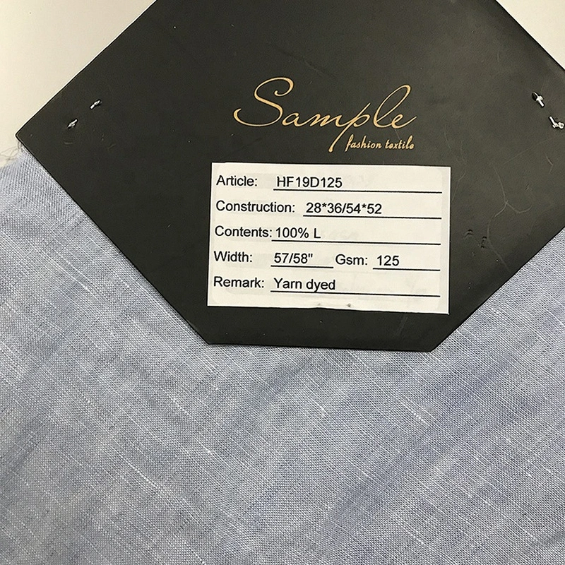 Hight Quality/Woven 100%  Linen fabric for Shirt/Garment